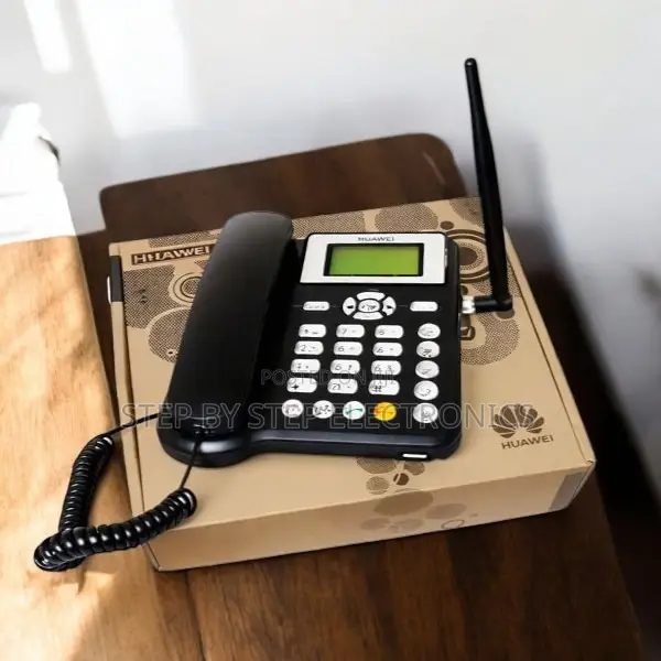 Wireless GSM Desktop Phone One Sim Large Battery Home Office