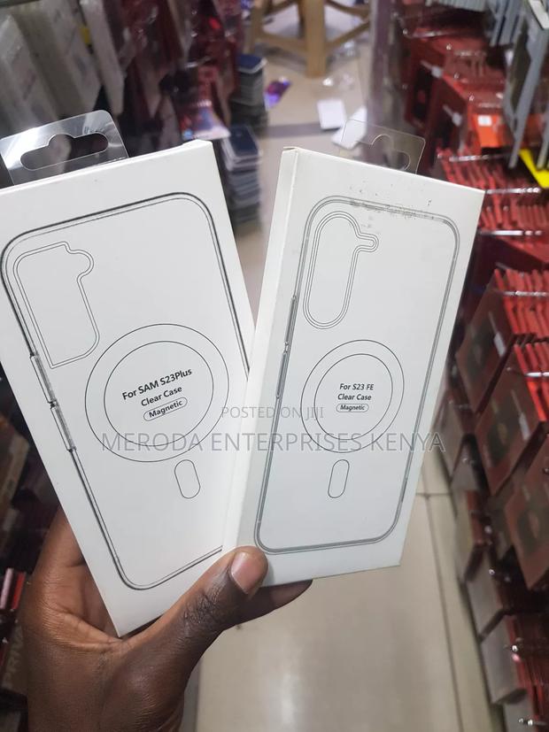 Samsung S23 Plus/S23 Fe Magsafe Clear Cases - thumbnail 3
