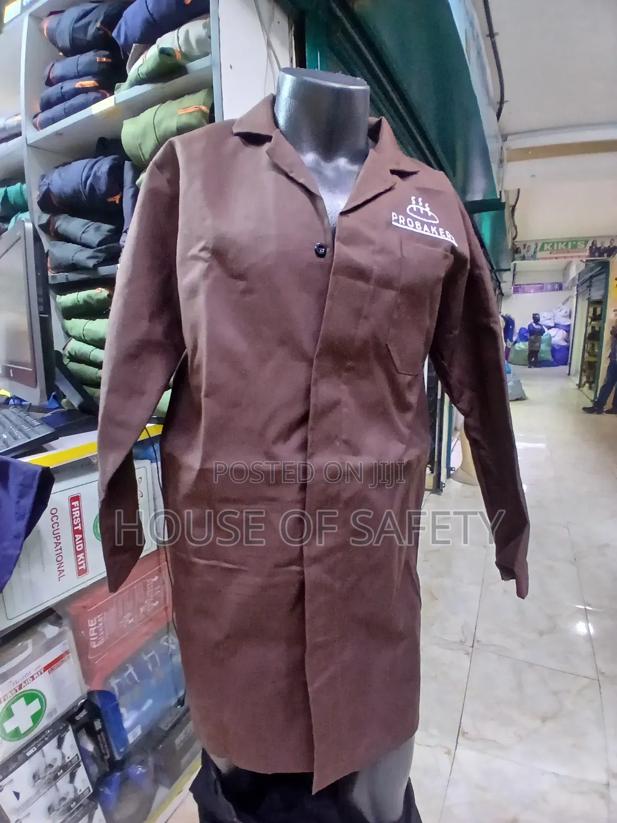 Brown Food Handling Dust Coats