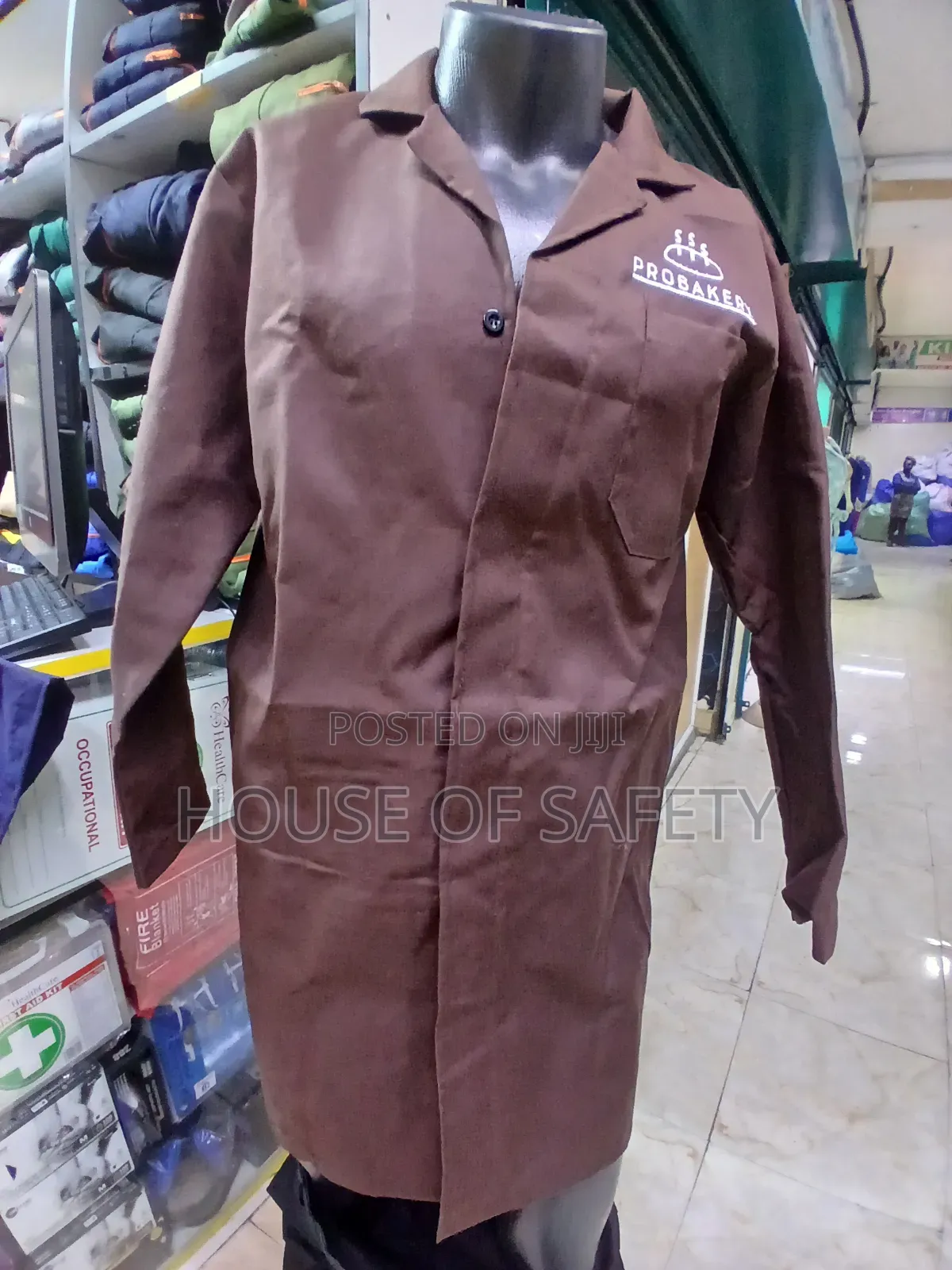 Brown Food Handling Dust Coats