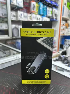 5-in-1 HDTV Hub- Hdmi Phone and Laptop