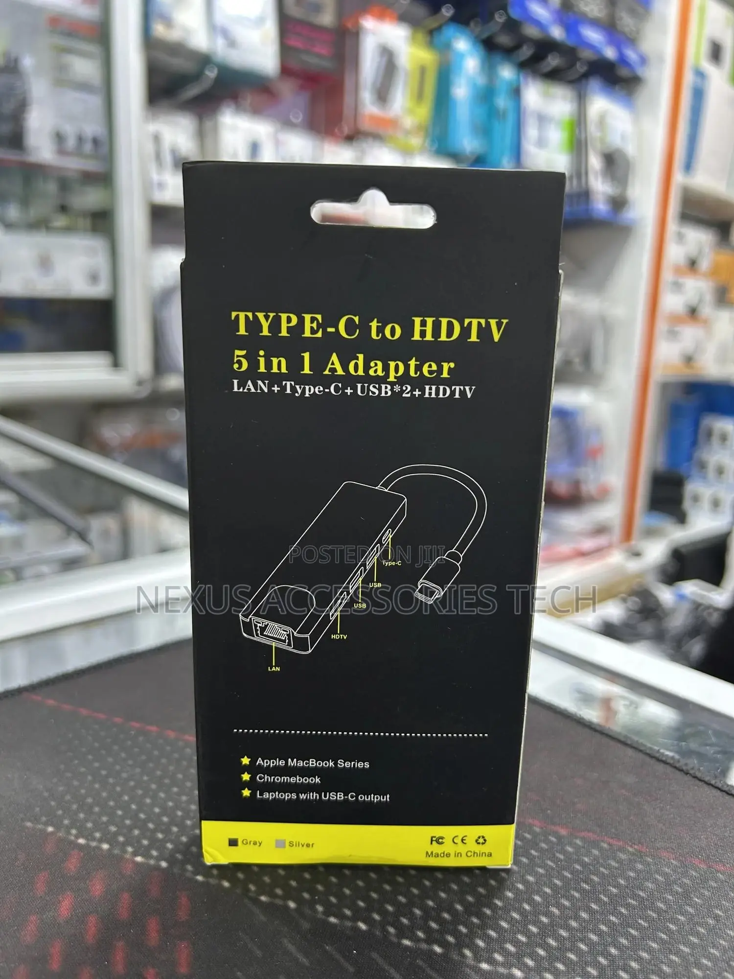 5-in-1 HDTV Hub- Hdmi Phone and Laptop