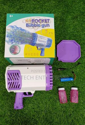 Rechargeable Bazooka 69 Holes Rocket Bubble Gun - main view