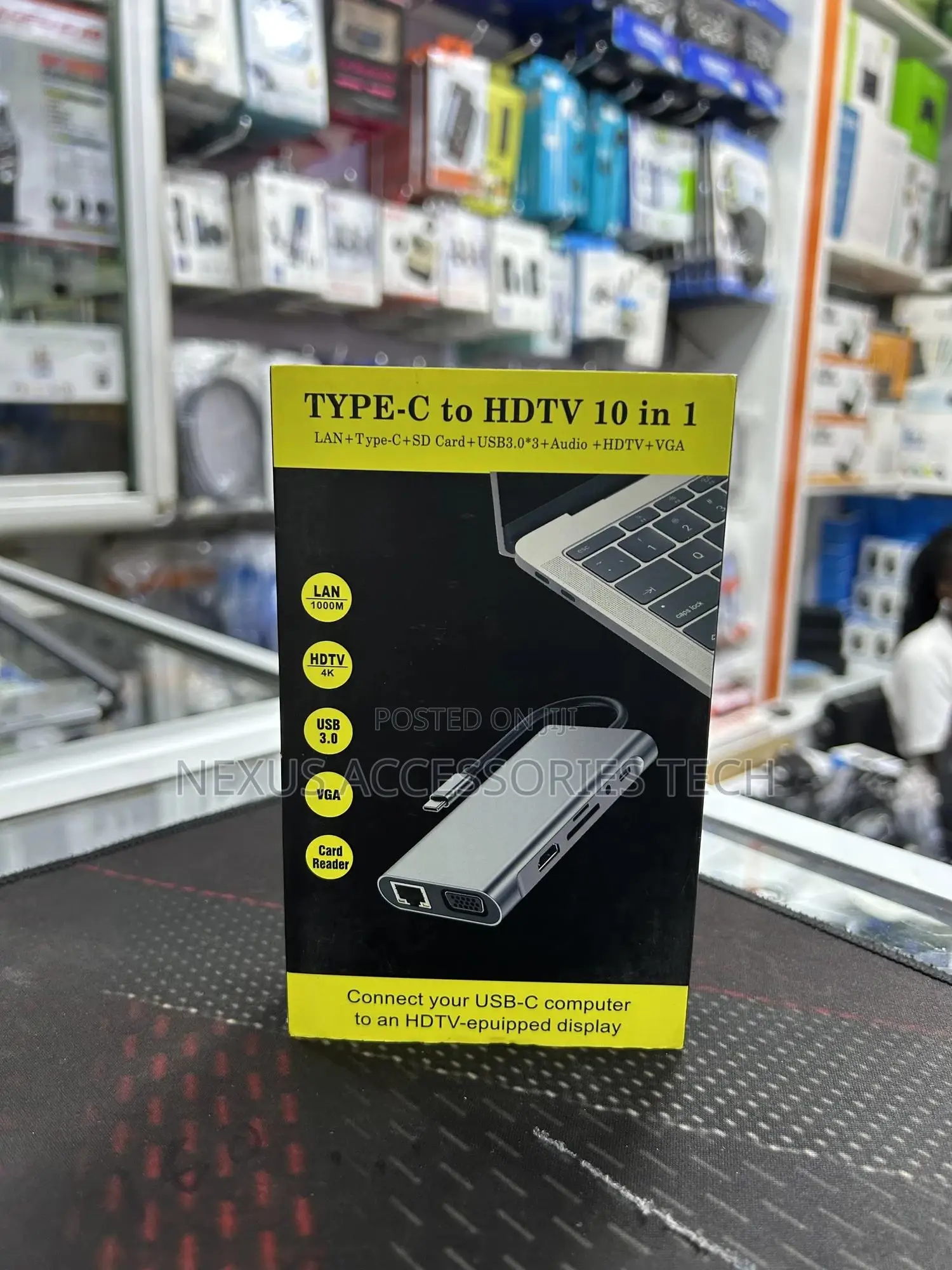 10 in 1 HDTV Hub - Hdmi Phone and Laptop Adapter