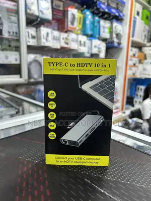 10 in 1 HDTV Hub - Hdmi Phone and Laptop Adapter