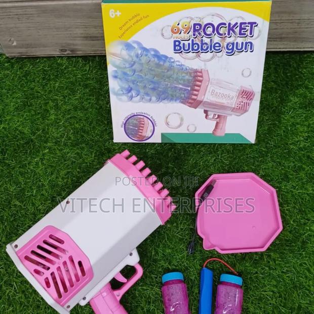 Rechargeable 69 Holes Rocket Bubble Gun - main view