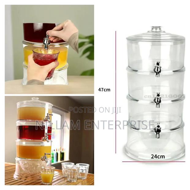 3 Tier Juice Dispenser - main view