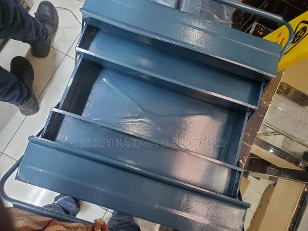 Metalic Empty Tool Box With 5 Trays - thumbnail 4