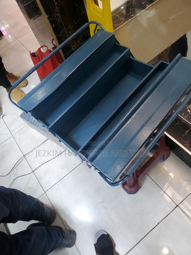 Metalic Empty Tool Box With 5 Trays - thumbnail 5