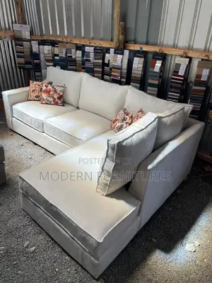 White L Sofa