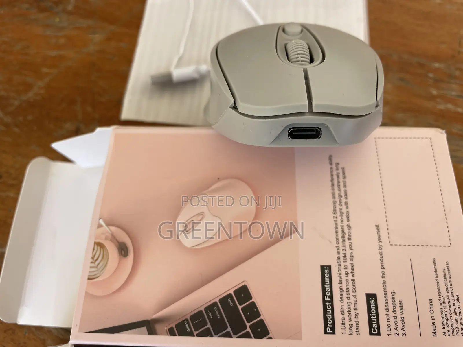Rechargeable Wireless Mouse – Slim Silent (Usb-C Charging)