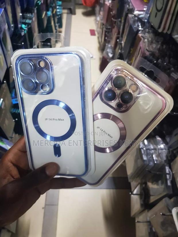 iPhone 14 Pro Max Coloured Magsafe Clear Cases - main view