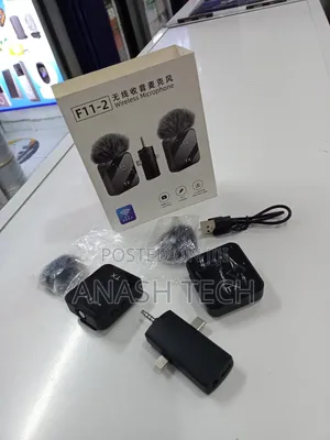 F11-2 Dual Wireless Microphones for Phone Camera