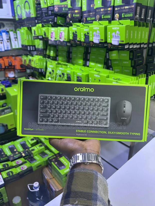 Oraimo Nimble Type of-Kk500n ,Wireless Keyboard + Mouse - thumbnail 2