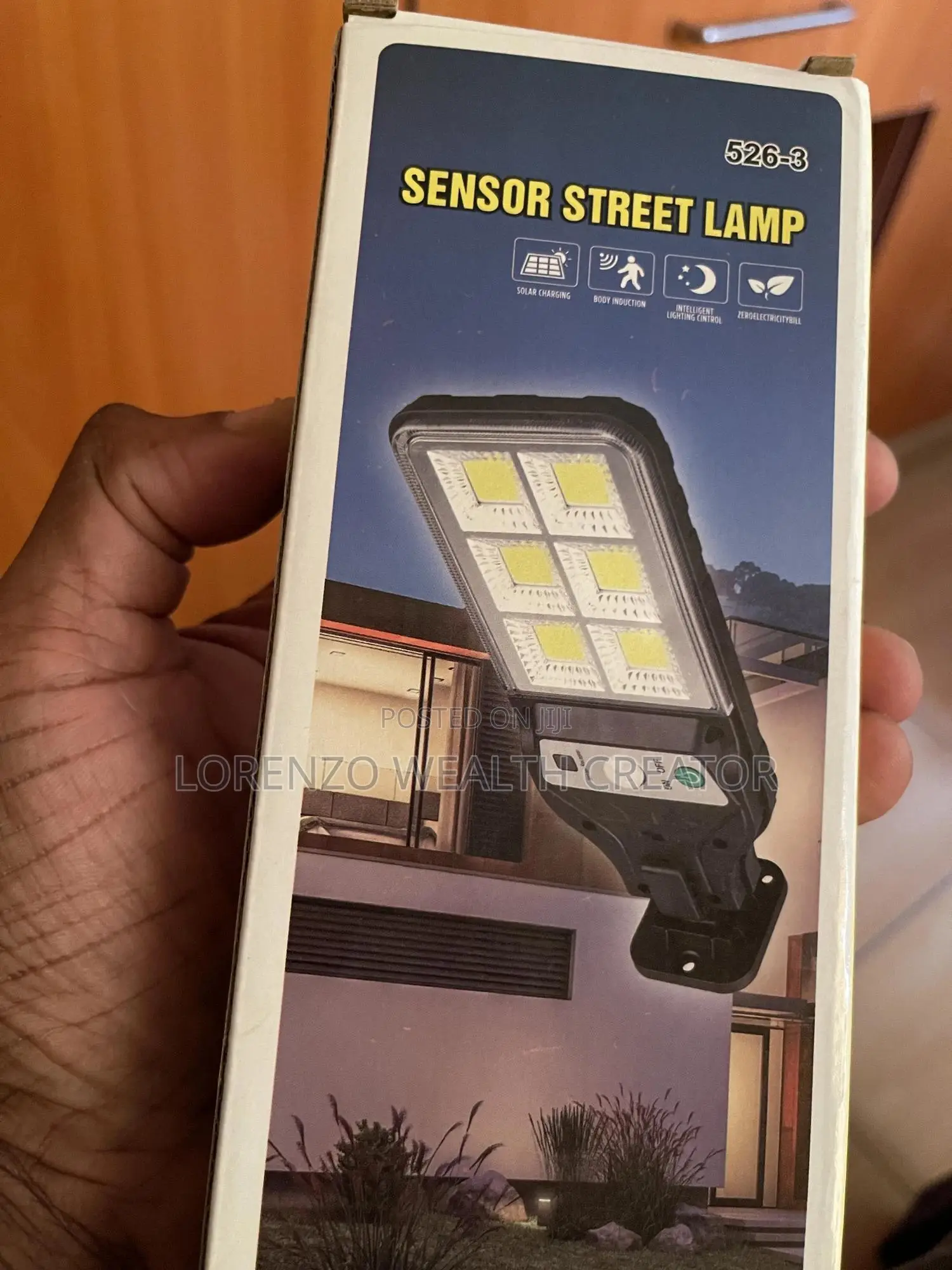 Outdoor Bright Solar Led Security Street Light With Sensor
