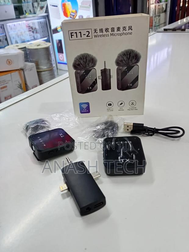 Wireless Microphone F11-2 Lavalier Microphone for Contect Creation - thumbnail 2