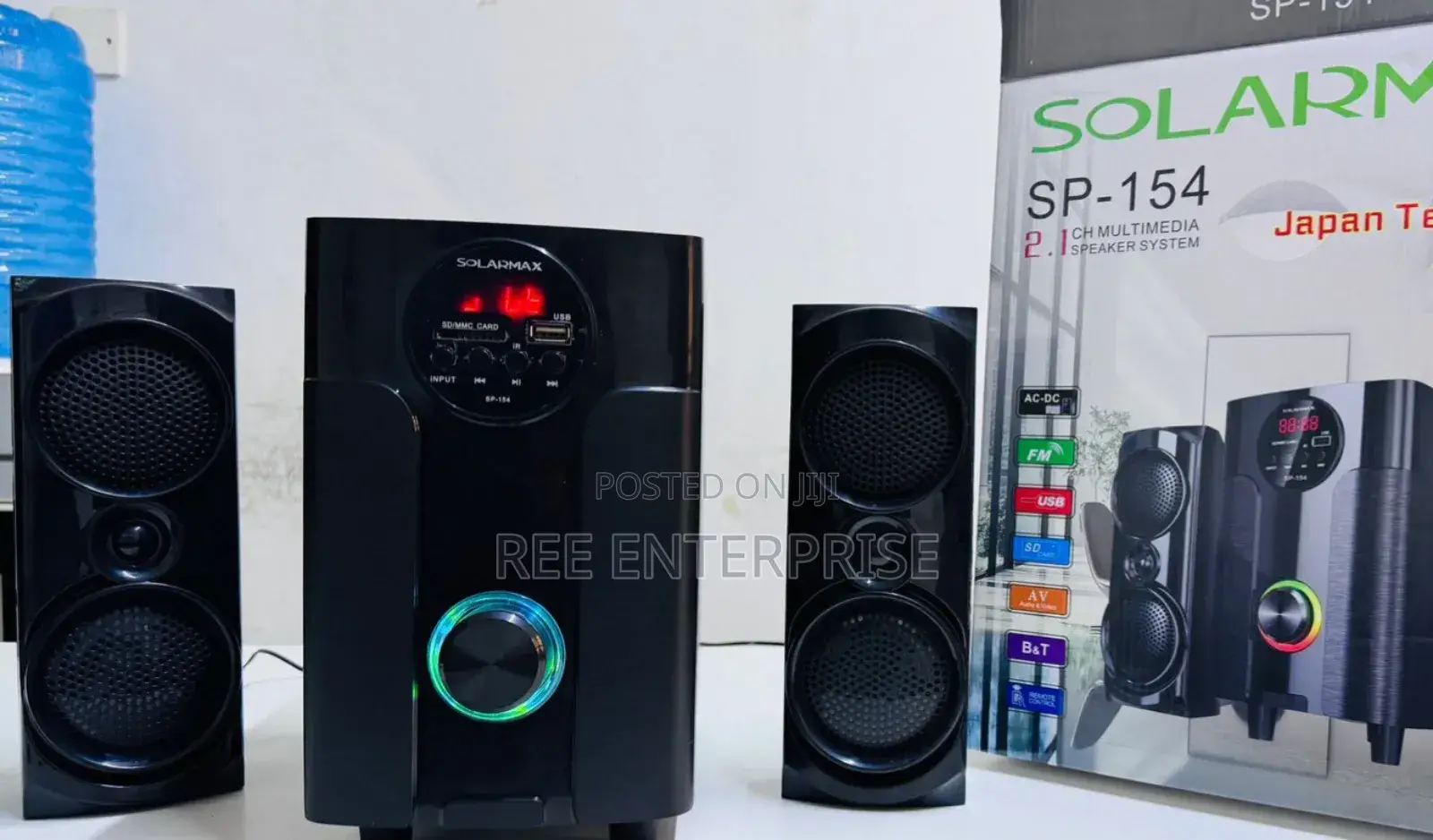 Brand New *2.1ch* *Solarmax *Multimedia Speaker System Woofer