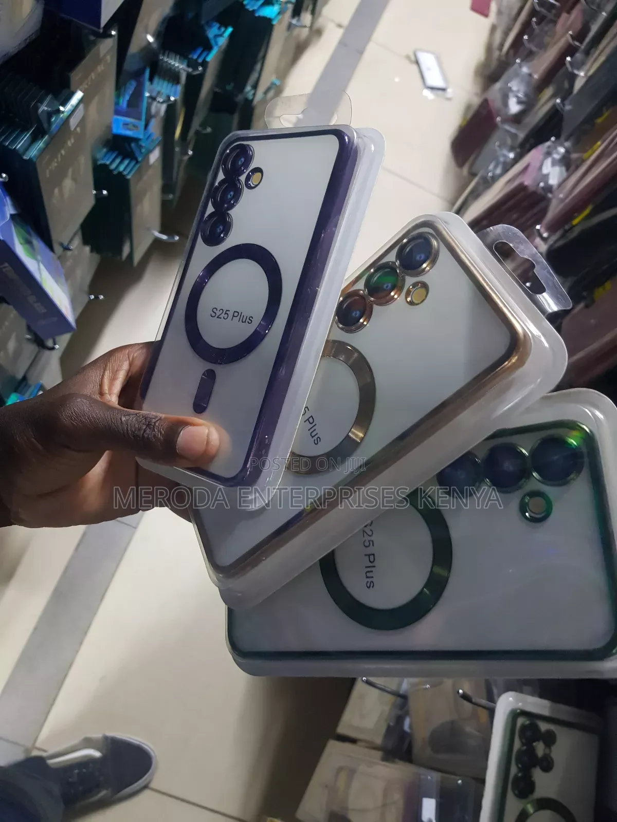 Samsung  S25  Plus Coloured Magsafe Clear Cases