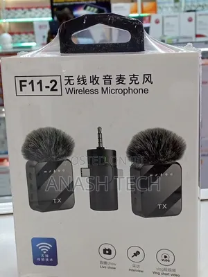 3 in 1 F11-2 Dual Wireless Microphone for iPhone and Android