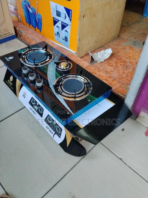 Nunix 3-Burner Infrared Cooker - Even Heat, No Hotspots! Warranty