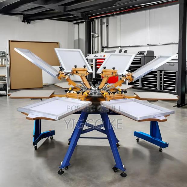 Easy Adjusting System Screen Printer for Custom T-Shirts,Bags Etc - main view