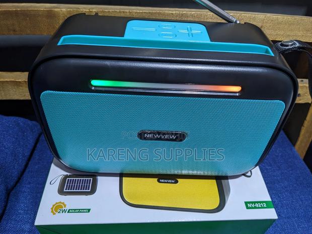 Newvew Bluetooth Wireless Solar Speaker (Nv -9212) - thumbnail 3