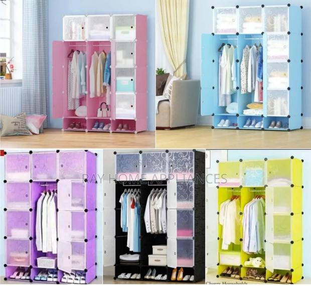 Portable 3- Column Plastic Wardrobes
Available in Different Colours