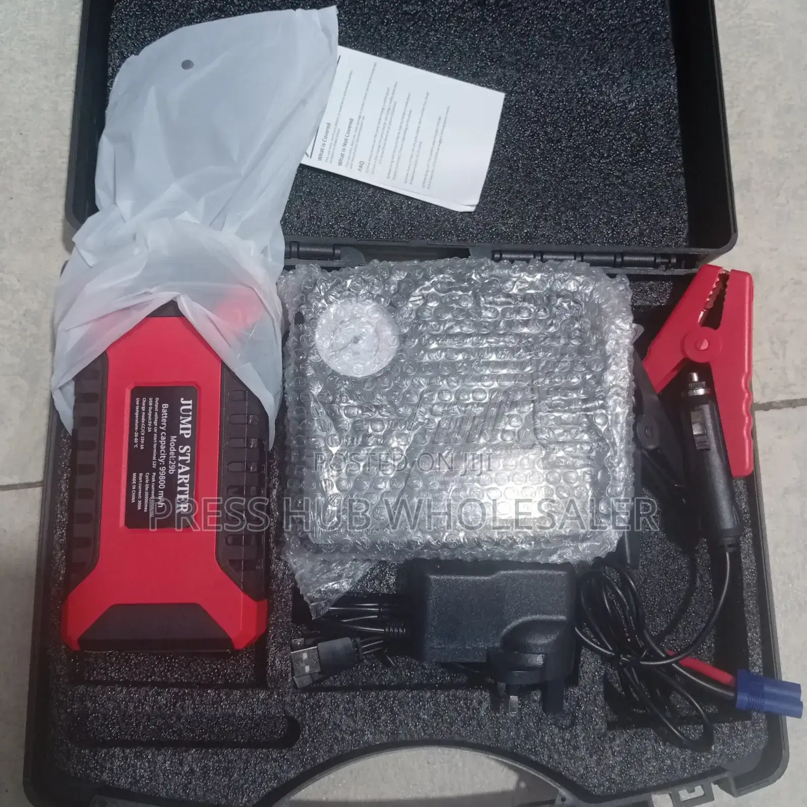 Portable Car Jump Starter Kit 