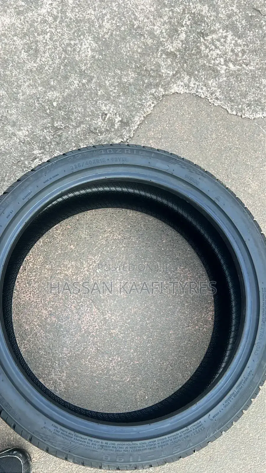 225/40r18 Yusta Tyre