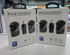 F11-2 Wireless Microphone 3 in 1 for iPhone ,Type C Camera