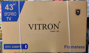 *Vitron 43" Smart Android Frameless With Bluetooth