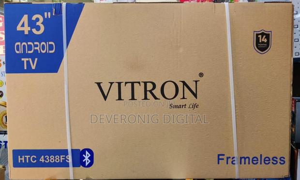 *Vitron 43" Smart Android Frameless With Bluetooth