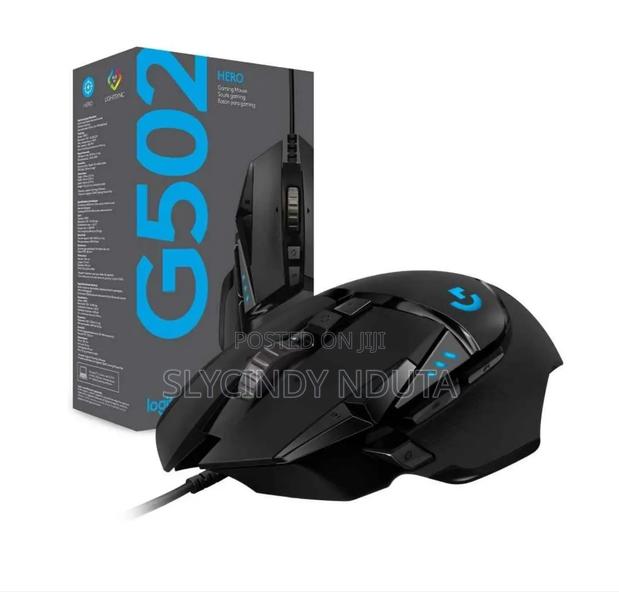 Logitech G502 X Corded Gaming Mouse Black - main view