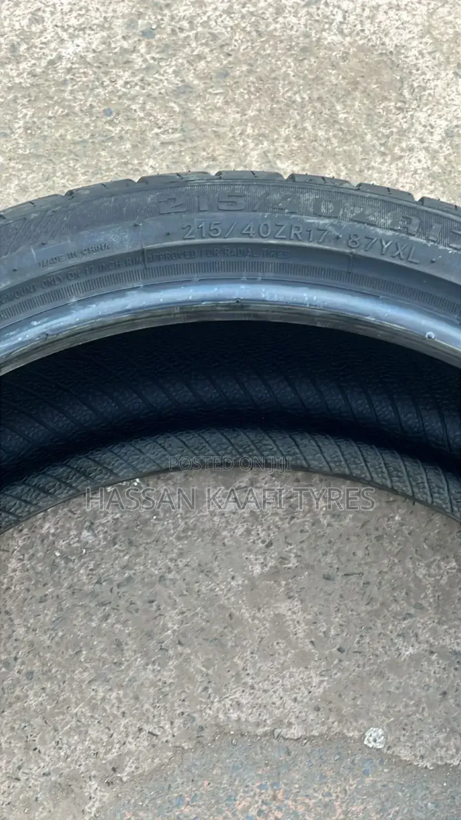 215/40r17 Yusta Tyre