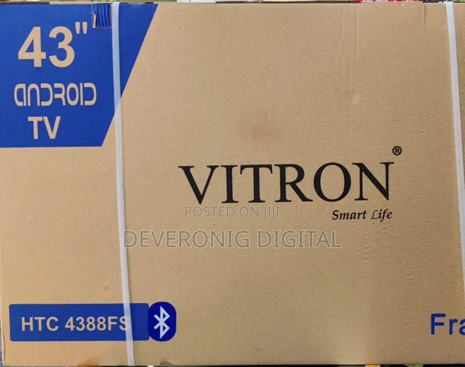 *Vitron 43" Smart Android Frameless With Bluetooth