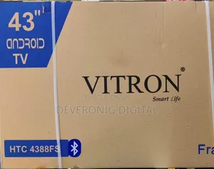*Vitron 43" Smart Android Frameless With Bluetooth