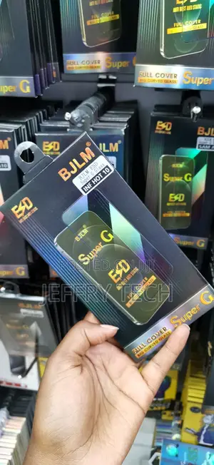 Bycer Tempered Glass Screen Protector Designed for Infinix Hot 10