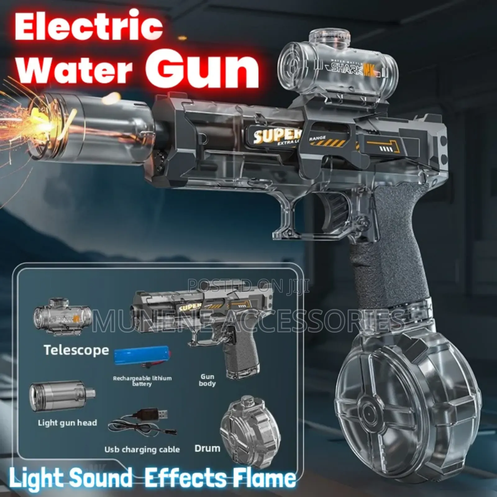 Electric Water Guns for Adult and Kids Automatic Squirt Soak Water Gun