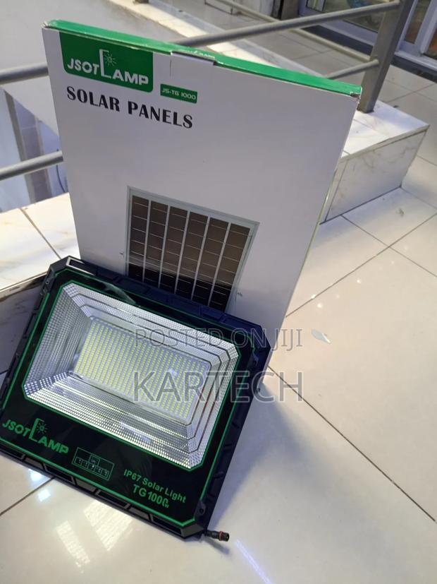 Jsot Lamp 1000w Solar Flood Light With Separate Solar Panel - main view