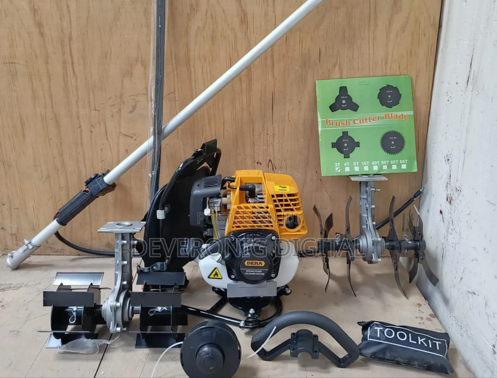Dera Tiller and Weeder 4 in 1