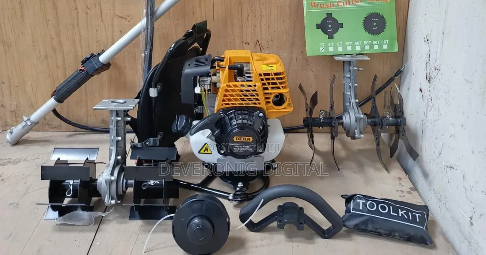 Dera Tiller and Weeder 4 in 1