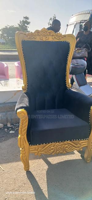 Black King Chair Gold