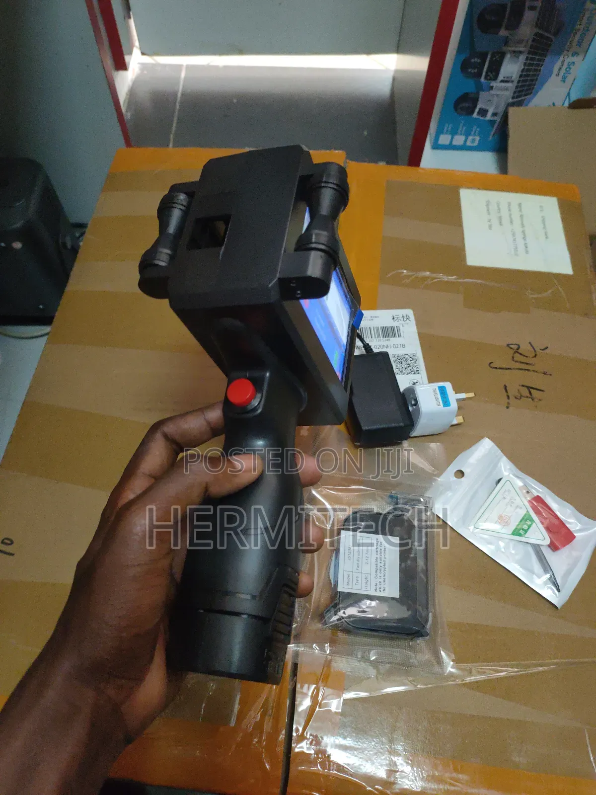 Handheld Printer Inkjet Printer With Black Cartridge