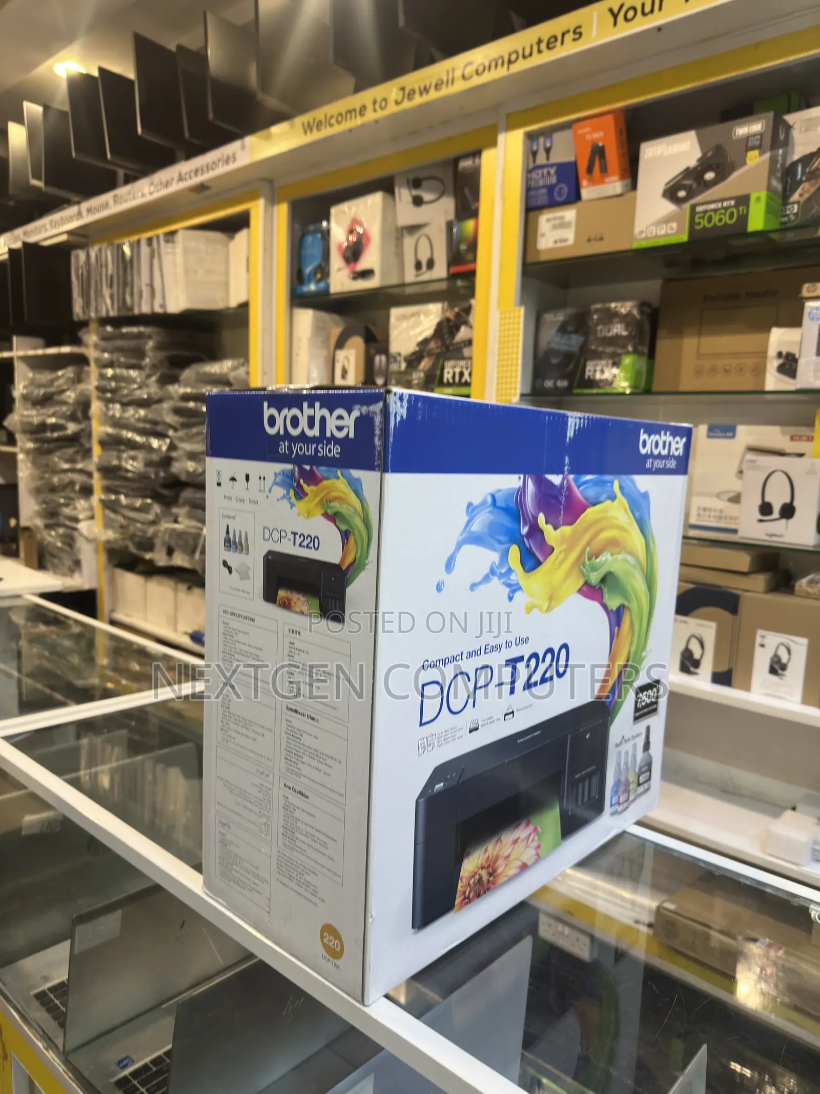 Brother DCP-T220 Ink Tank 3-in-1 Printer Print• Copy• and Scanning