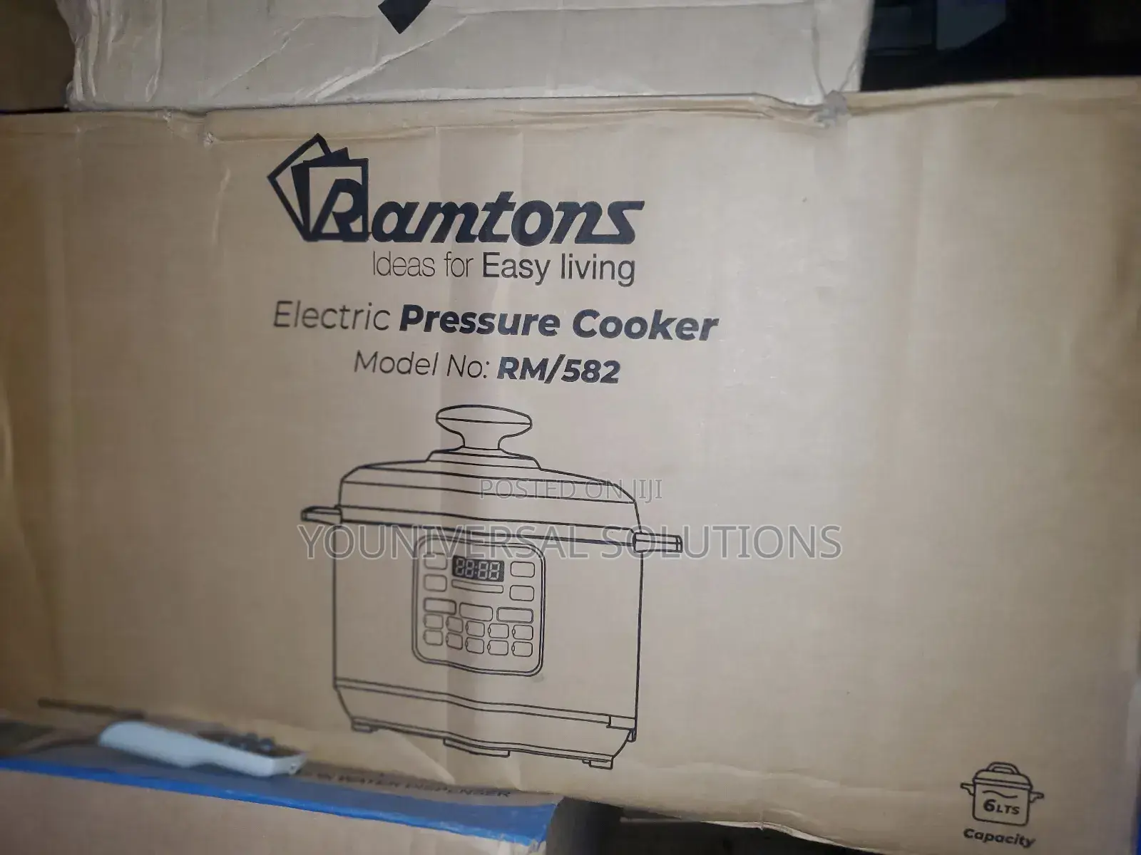 Ramtons 6litres Electric Pressure Cooker