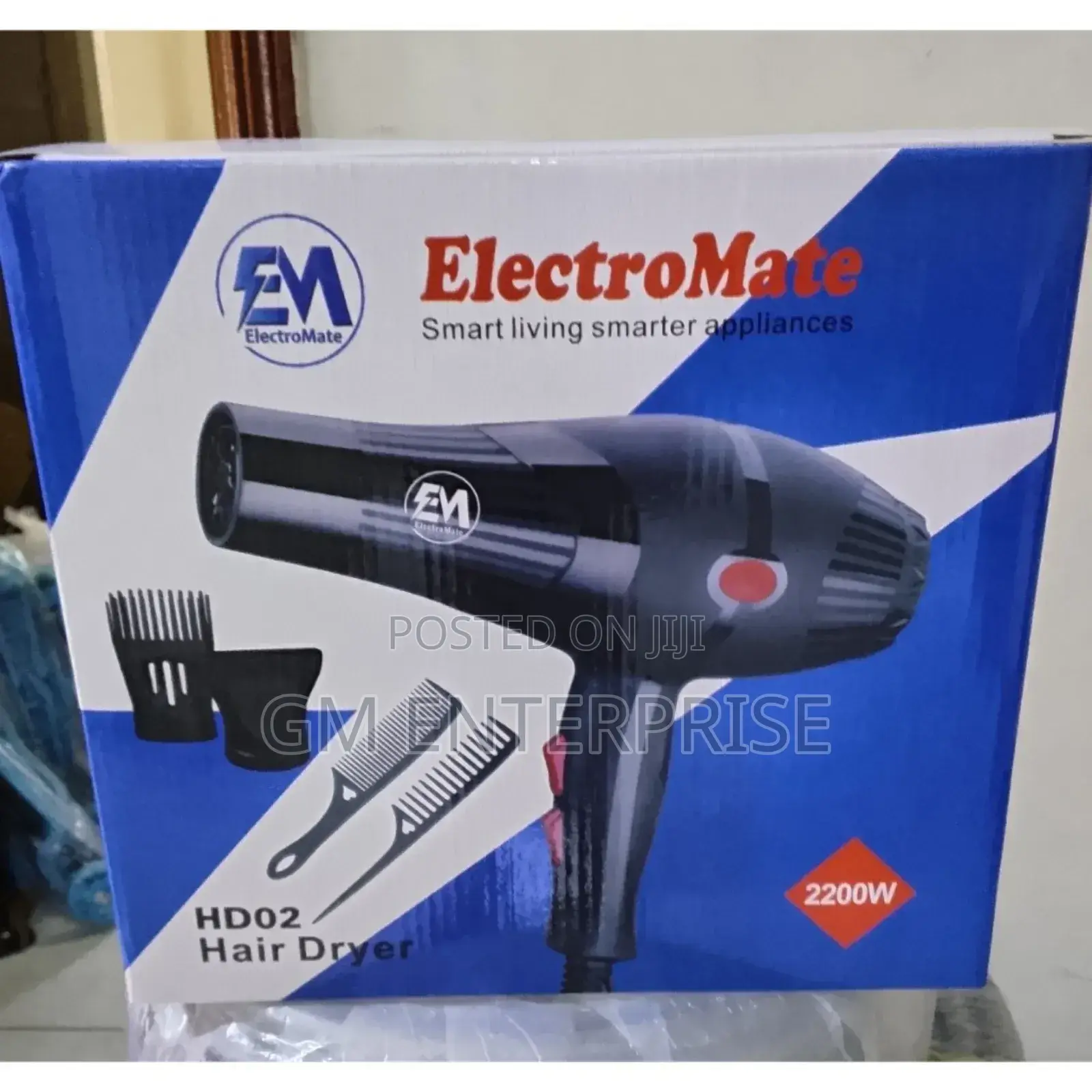 Em Hair Blow Dryer, Electromate Hair Dryer