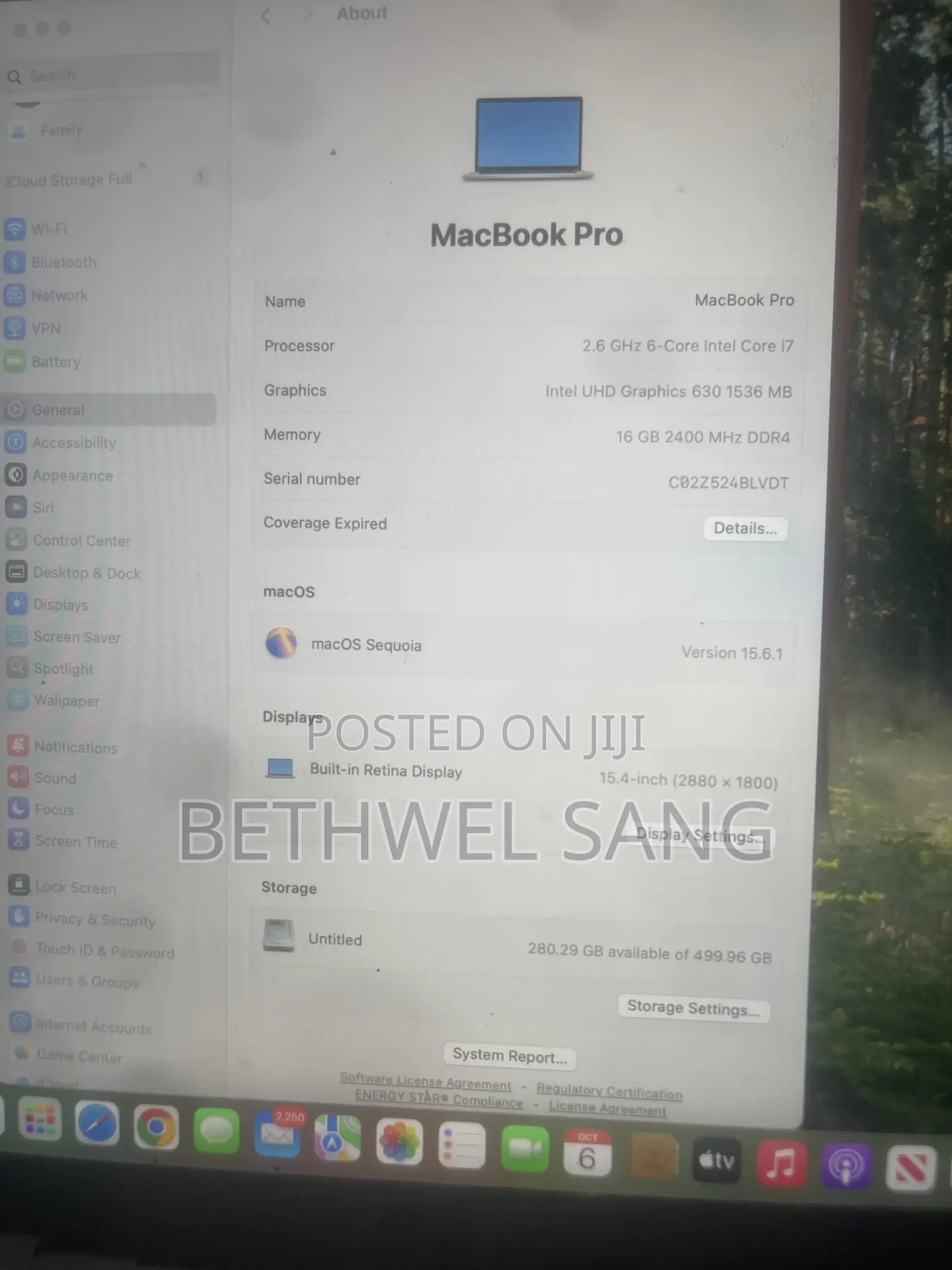 New Laptop Apple MacBook Pro 16GB Intel Core i7 SSD 500GB