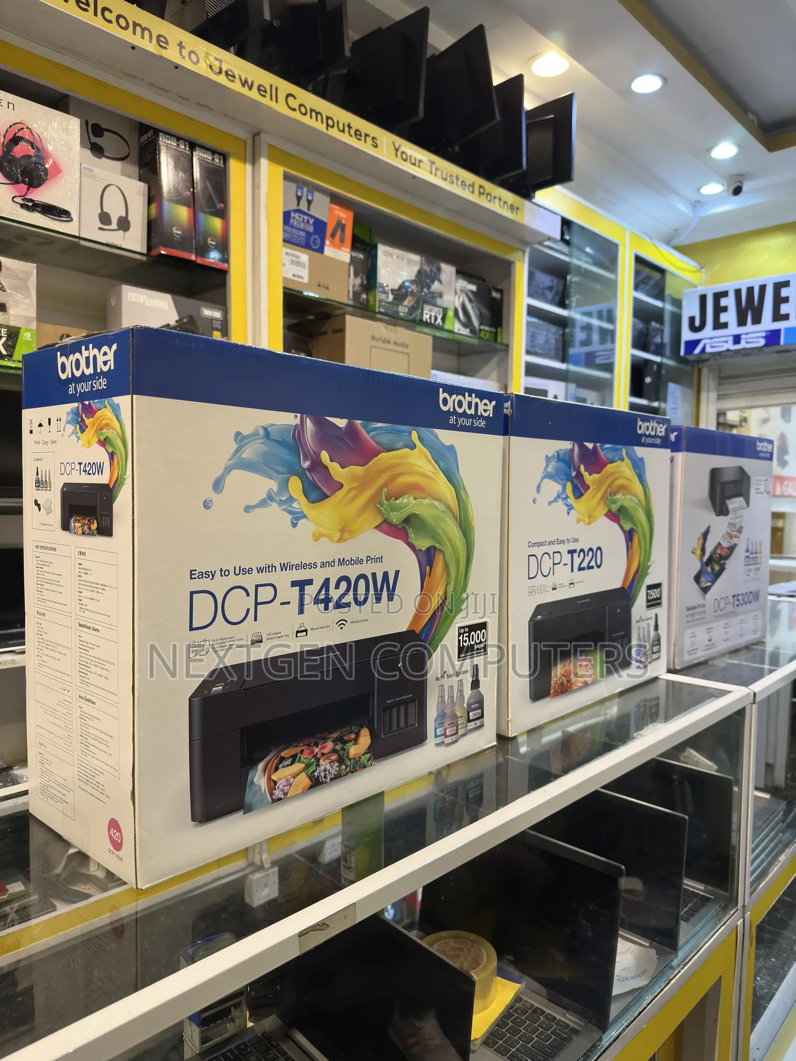 Brother DCP-T420w Wireless and Mobile Print Ink Tank 3-in-1 Printer