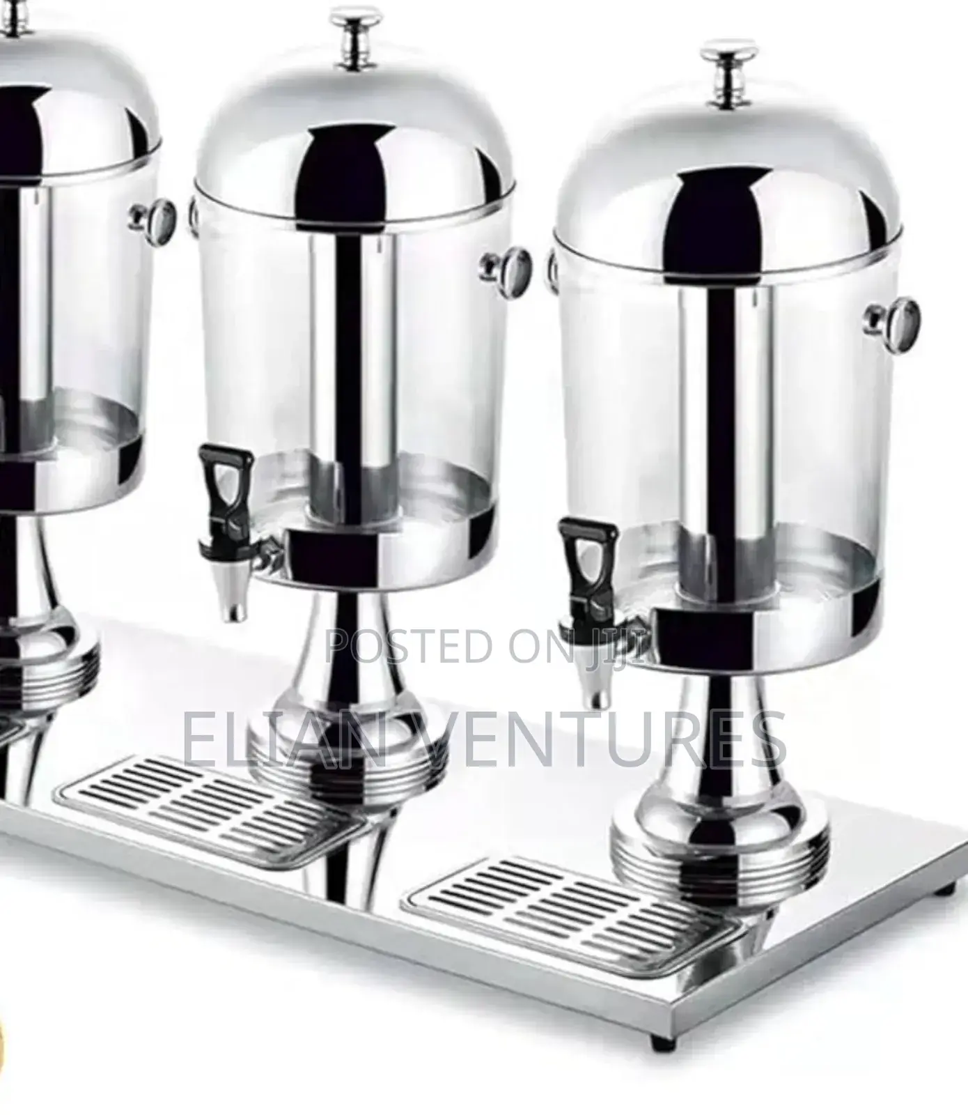 New Three Tap Manual Juice Dispenser 8l Each