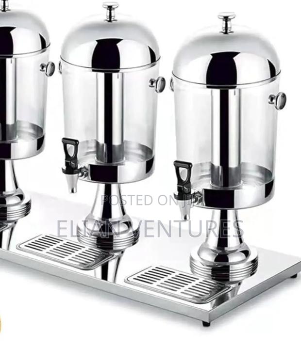 New Three Tap Manual Juice Dispenser 8l Each